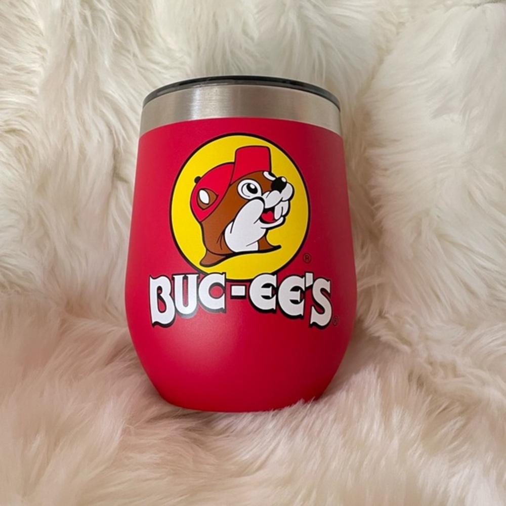 Buc-ees 10oz Wine Stainless Steel Tumbler